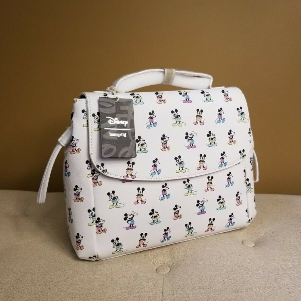 Disney Rainbow Mickey Mouse Pastel Handbag… - Picture 3 of 12